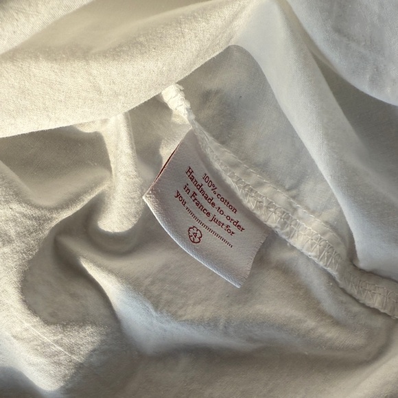 Maison Cléo Elegant White Tie-Front Blouse - Picture 6 of 6